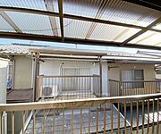 バルコニーからの景色です。