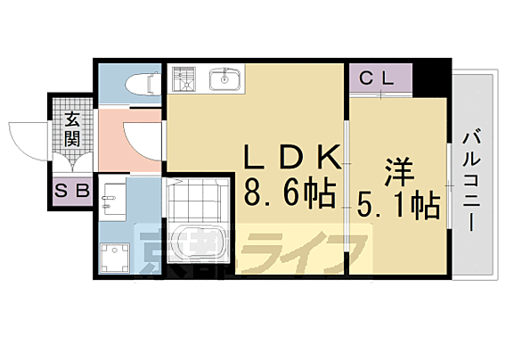 A-mon金閣寺NEKI_間取り_0