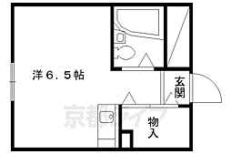セ・モア京都 ワンルームの間取図画像