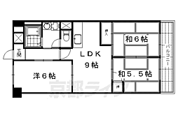 ロイヤル室町 3LDKの間取図画像