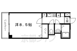マ・アビタション 1Kの間取図画像