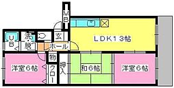 エクセル工藤 3LDKの間取図画像