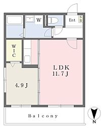 デッセム'10 1LDKの間取図画像