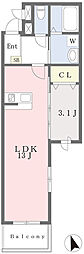 ＬＩＦＥＦＩＥＬＤ古賀駅前 5階1LDKの間取り