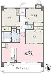 FLEUR若宮 3LDKの間取図画像