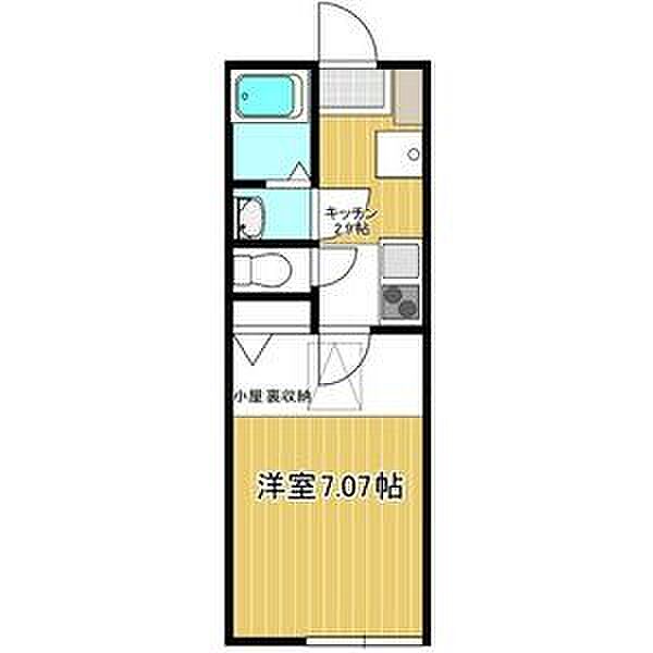 アリビオ 202｜神奈川県藤沢市亀井野４丁目(賃貸アパート1K・2階・21.68㎡)の写真 その2