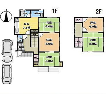 間取りを拡大表示