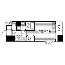 ARTIS仙台木町通 1Kの間取図画像