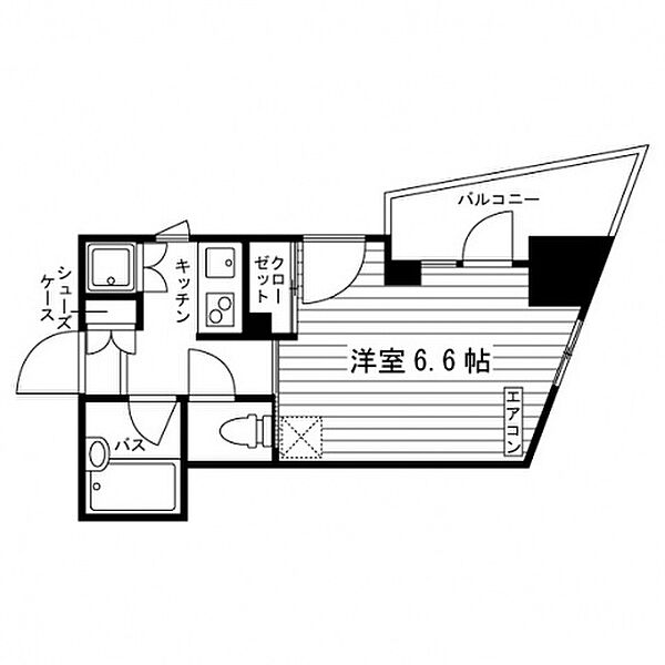 グラディート小石川 ｜東京都文京区小石川４丁目(賃貸マンション1R・7階・20.04㎡)の写真 その2