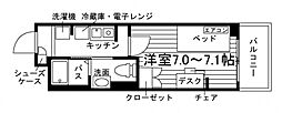 (仮称)学生会館 シャーメゾン茨城大学前[食事付き] 1Kの間取図画像