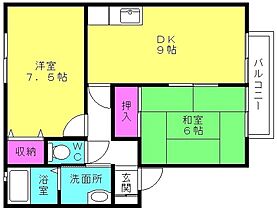 山手ビバリーヒルズ 103 ｜ 兵庫県加古川市山手2丁目16番26（賃貸アパート2LDK・1階・52.84㎡） その2