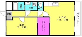 第一明姫マンション 3C ｜ 兵庫県加古川市野口町長砂978-1（賃貸マンション1LDK・3階・49.00㎡） その2