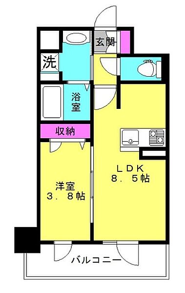 ファーストエフレシア高砂駅前 903｜兵庫県高砂市高砂町浜田町1丁目(賃貸マンション1LDK・9階・29.66㎡)の写真 その2