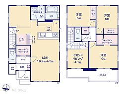 吉川市中野5期　新築一戸建て　全2棟