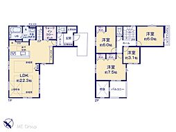 流山市鰭ヶ崎18期　新築一戸建て　全2棟