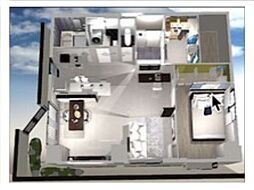 間取図画像 1SLDK