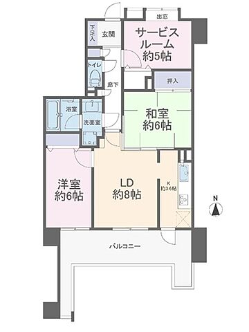 間取り 日神パレステージ船堀 2階/-