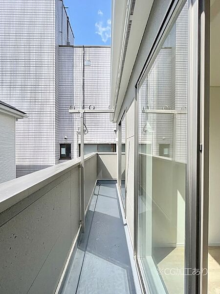 バルコニーを拡大表示