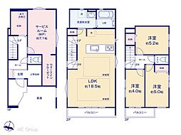 足立区大谷田2丁目　14期　新築一戸建て　全1棟