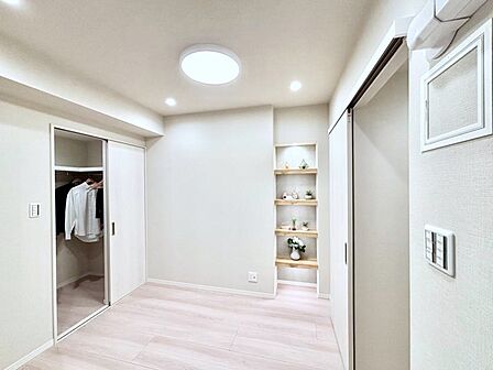 収納が充実しているので居住スペースを広々使えます