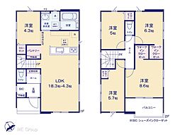 柏市高田 5期 新築一戸建て 全3棟
