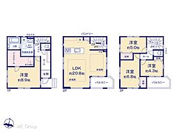 足立区千住元町 5期 新築一戸建て 全2棟