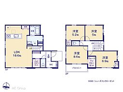 越谷市大道 2期 新築一戸建て 全2棟