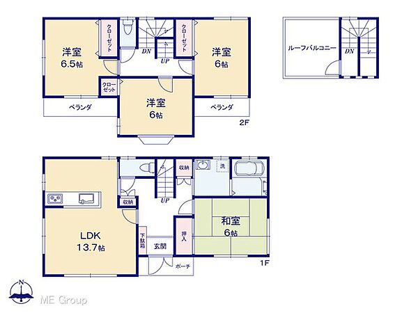 間取りを拡大表示