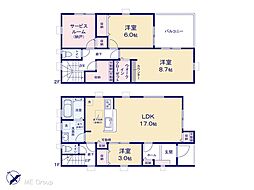 越谷市七左町6丁目 2期 新築一戸建て 全1棟