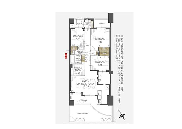 間取りを拡大表示