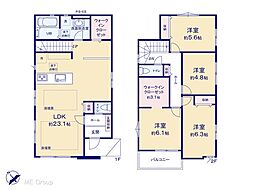 松戸市八ケ崎1丁目 18期 新築一戸建て 全2棟