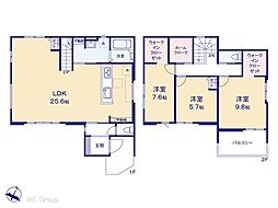 船橋市上山町3丁目 6期 新築一戸建て 全2棟