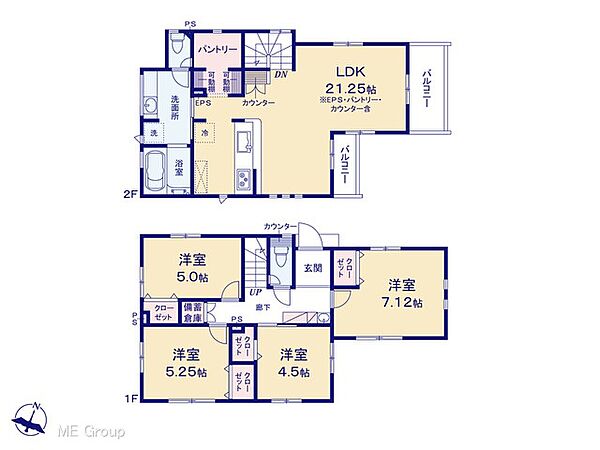 間取りを拡大表示