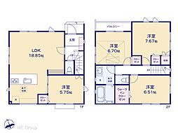 川口市小谷場 新築一戸建て 全2棟