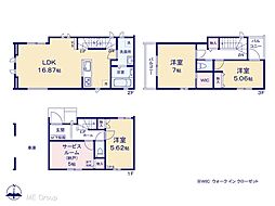 葛飾区新宿5丁目　新築一戸建て　全3棟