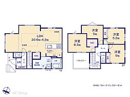 船橋市高根台4丁目 14期 新築一戸建て 全2棟