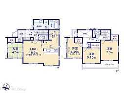 柏市南増尾6丁目 新築一戸建て 全2棟