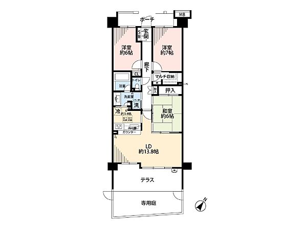 間取りを拡大表示