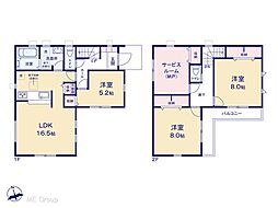 越谷市増森 1期 新築一戸建て 全1棟