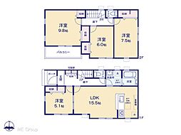 八潮市浮塚 3期 新築一戸建て 全1棟