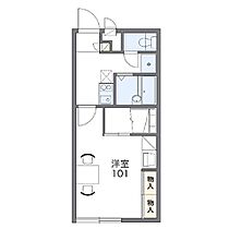 レオパレス踏入 208 ｜ 長野県上田市踏入2丁目（賃貸アパート1K・2階・23.18㎡） その2