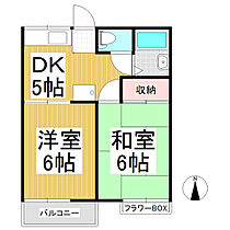 ハイツ尾崎  ｜ 長野県上田市蒼久保（賃貸アパート2K・1階・34.00㎡） その2