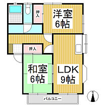 コトブキハイツ  ｜ 長野県上田市富士山（賃貸アパート2LDK・2階・52.00㎡） その2