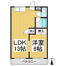 アパートアリス  ｜ 長野県上田市中之条（賃貸マンション1LDK・2階・39.00㎡） その2