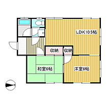 コーポ宮  ｜ 長野県上田市福田（賃貸アパート2LDK・2階・48.02㎡） その2