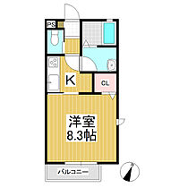 さくらテラスII  ｜ 長野県上田市神畑（賃貸アパート1K・1階・27.97㎡） その2