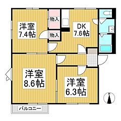 物件の間取り