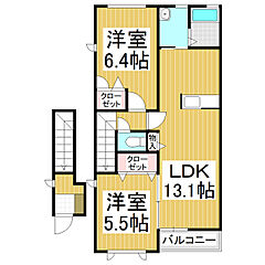 物件の間取り