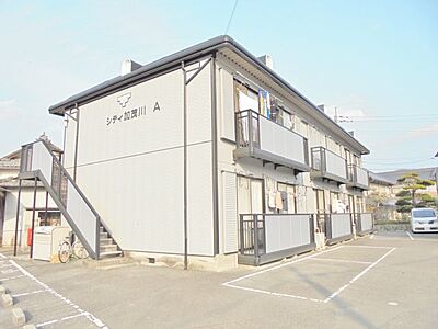 外観：シティ加茂川B・軽量鉄骨造