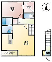 エルメゾン神辺　B 201 ｜ 広島県福山市神辺町大字川南291-1（賃貸アパート1LDK・2階・54.53㎡） その2